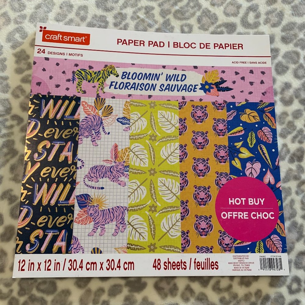 Michaels Scrapbook Paper Pad
